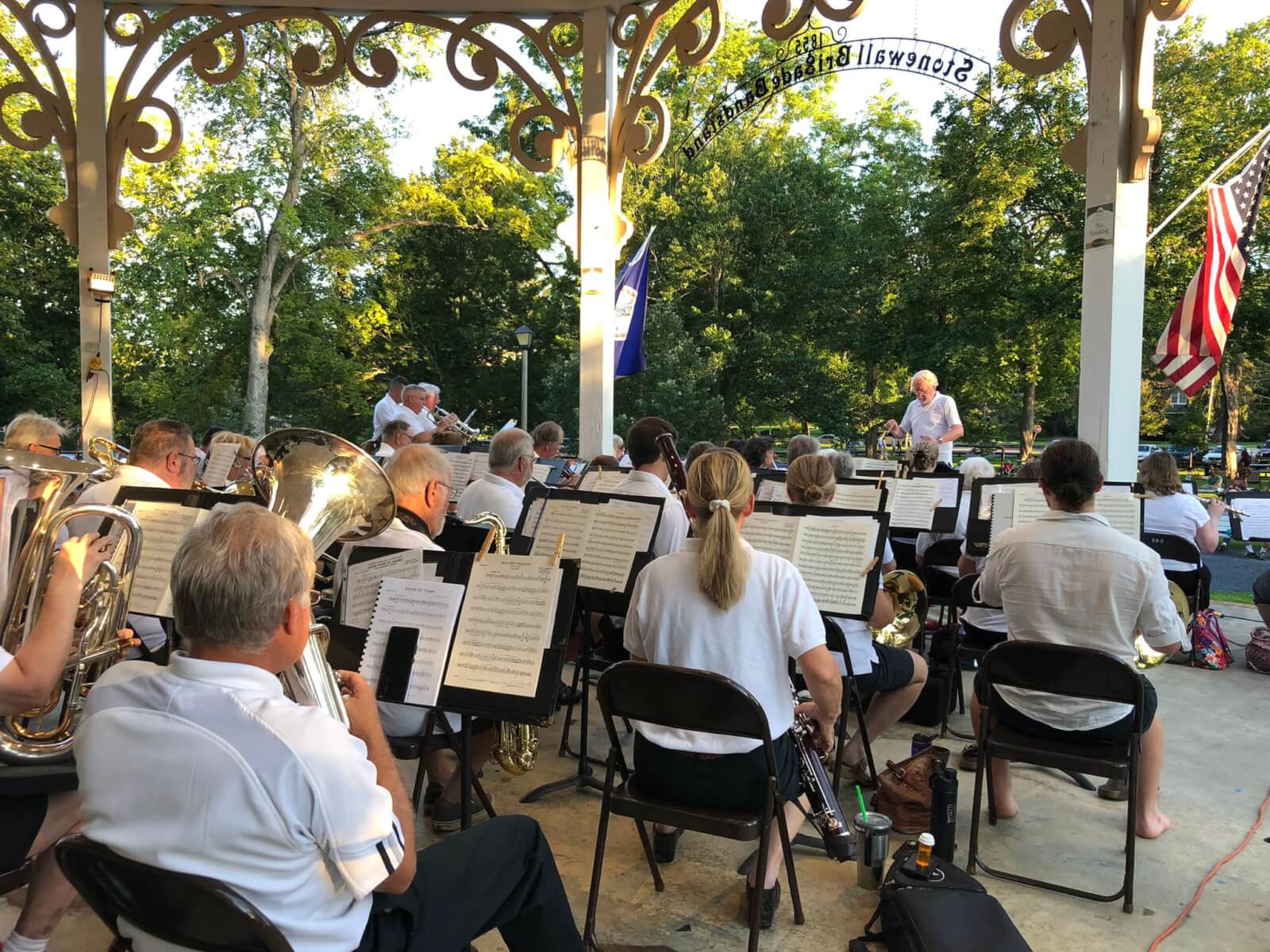 Stonewall Brigade Band Visit Staunton