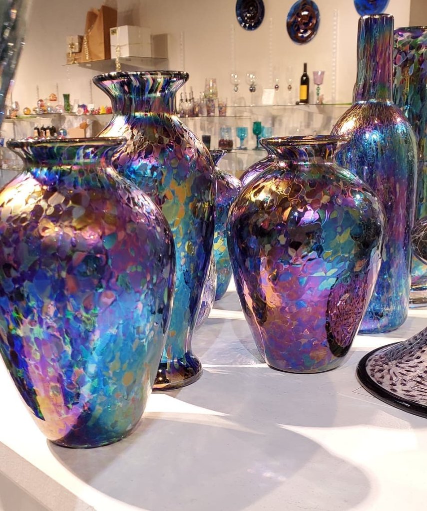 Sunspots Glassblowing Studios vase-visit-staunton-va