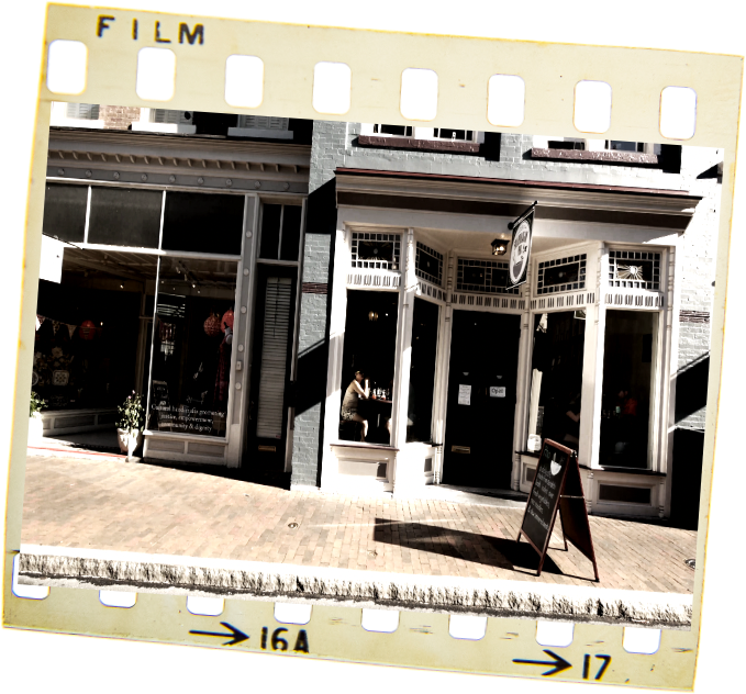 Storefronts Line The Brick Sidewalks Of Downtown Staunton Virginia 