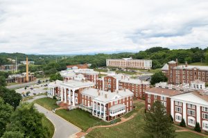 Arial View Of The Blackburn Inn In Staunton, Va