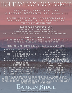 Holiday Bazaar Market Flyer with ALL VENDORS-visit-staunton-va