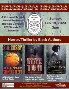 Redbeard's Readers poster for Horror and thriller books