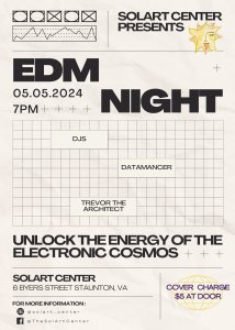 EDM NIGHT MAY 2024-visit-staunton-va