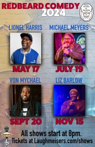 Laughmeisters Redbeard 2024 Poster-visit-staunton-va