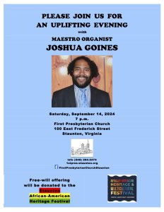 Joshua Goines confidently hosts an event as the master of ceremonies, engaging the audience with his charisma and energy