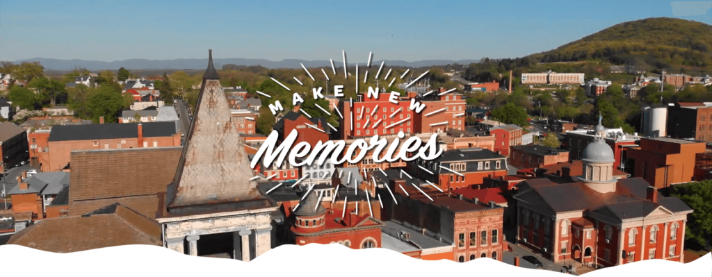 A scenic view of Staunton, VA showcasing its charming architecture and vibrant community atmosphere