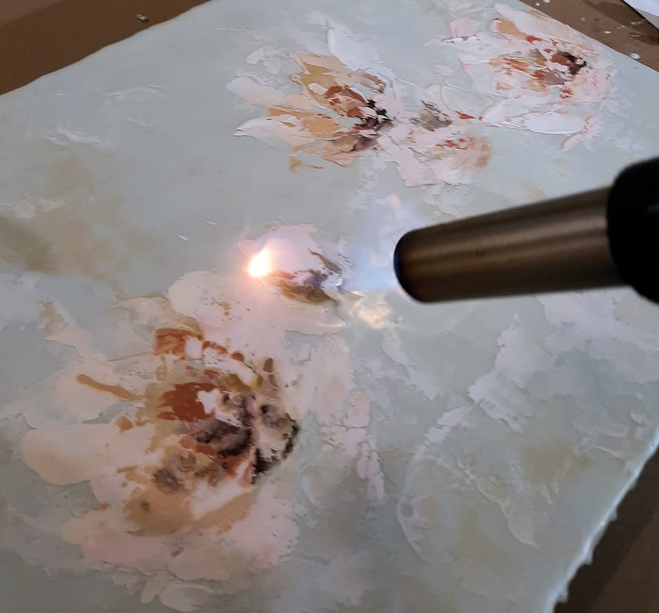 Event 35128 introduction to encaustic painting painting with fire at the art hive-visit-staunton-va