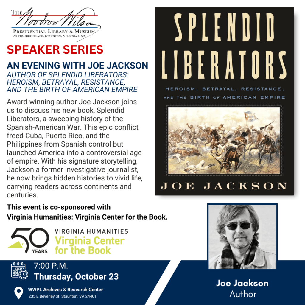 Event 35176 speaker series an evening with joe jackson 1-visit-staunton-va