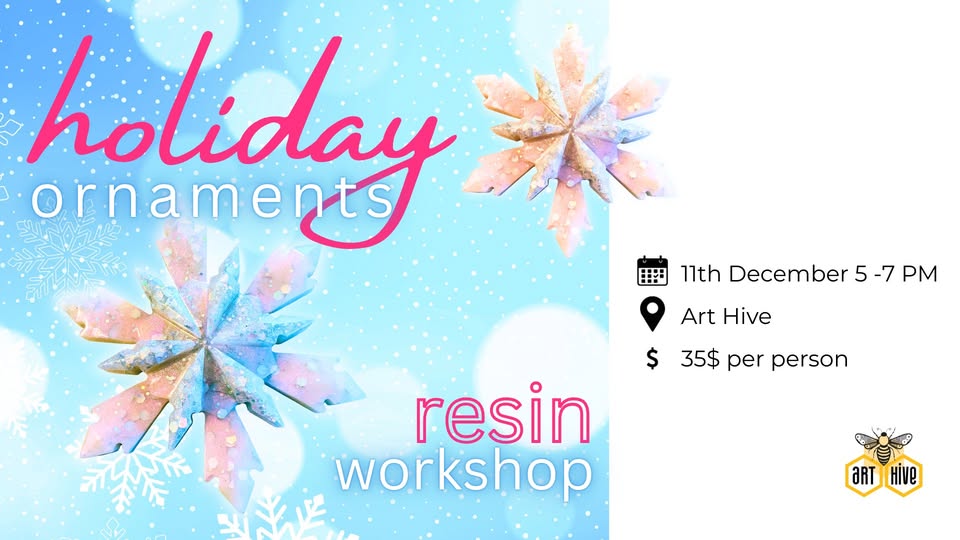 Event 36180 holiday ornaments resin workshop-visit-staunton-va