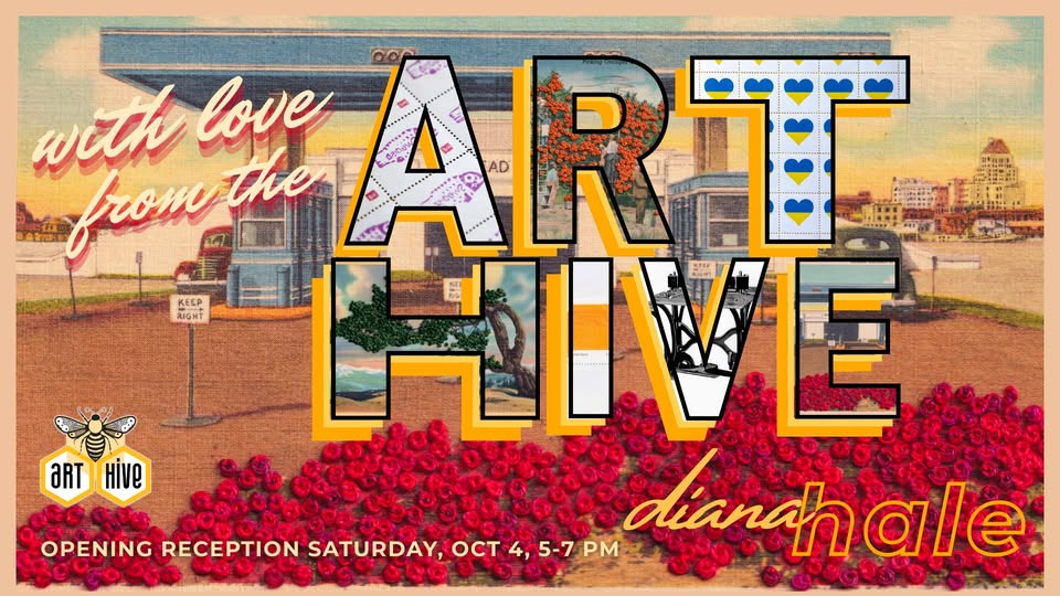 Event 36754 with love from the art hive mail art exhibition by diana hale featured artist-visit-staunton-va