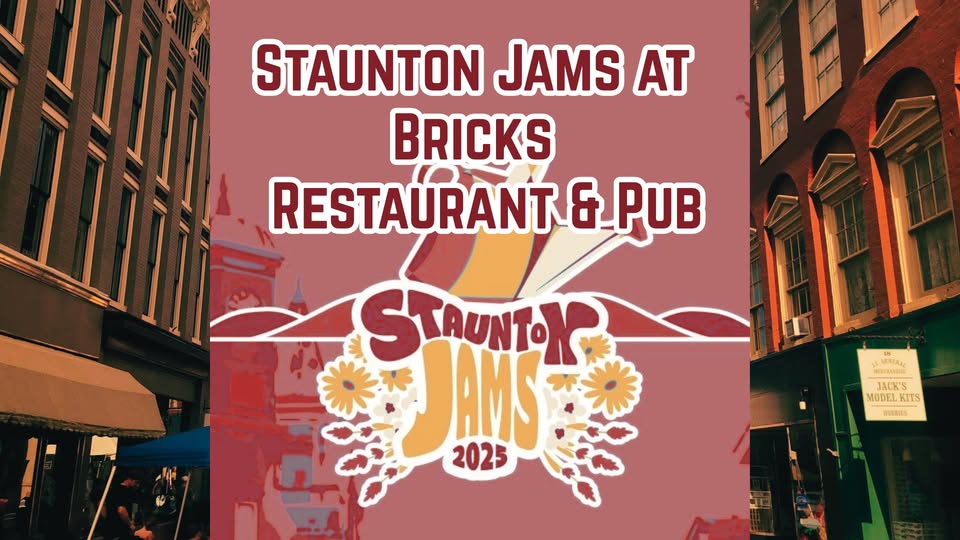 Event 37215 staunton jams at bricks restaurant pub 2025 fall fundrager-visit-staunton-va