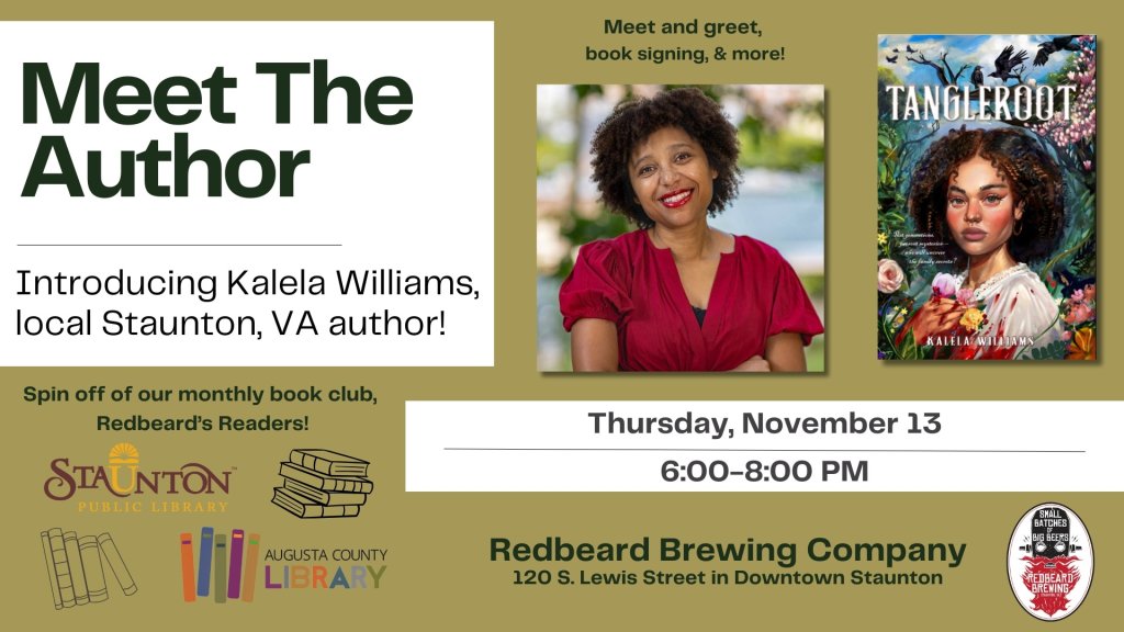 event 38049 meet the author featuring kalela williams-visit-staunton-va