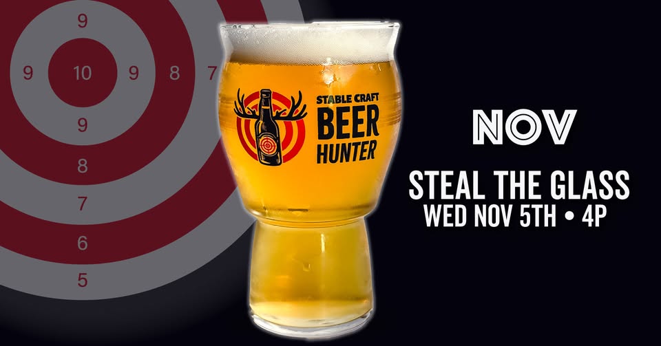 event 38659 november steal the beer hunter glass-visit-staunton-va