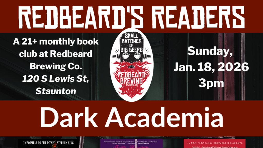 Event 43379 redbeards readers book club-visit-staunton-va