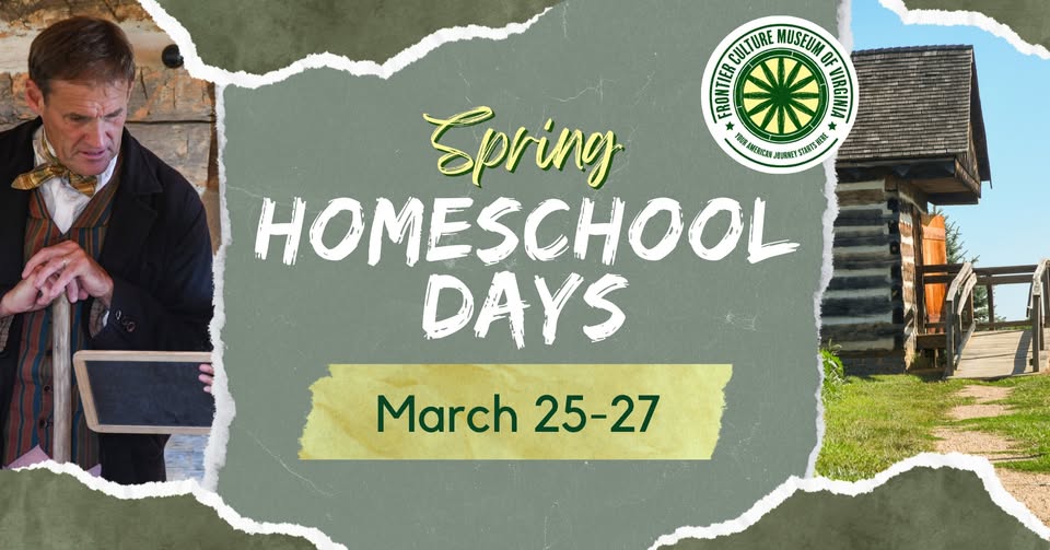 Event 43670 spring homeschool days-visit-staunton-va