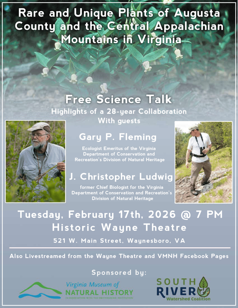 Event 46715 science talk rare and unique plants of augusta county and the central appalachian mountains with chris ludwig and gary fleming-visit-staunton-va