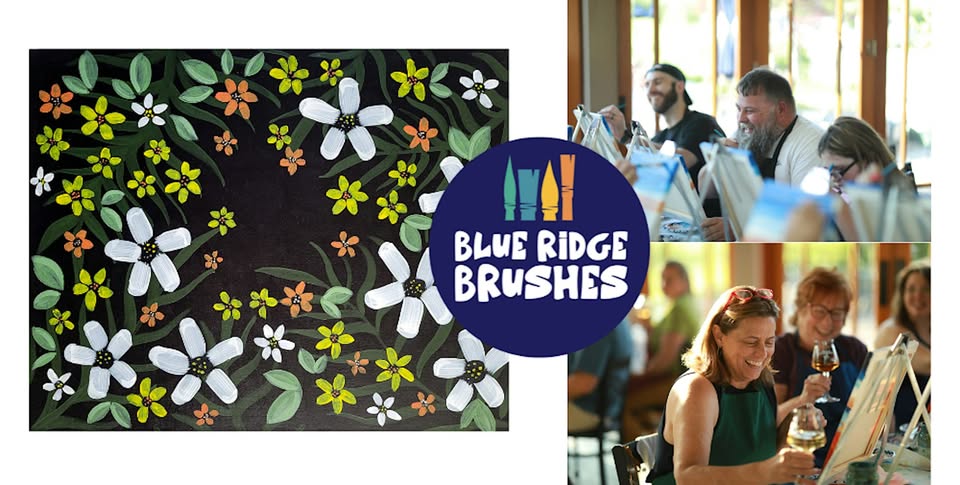Event 48611 paint sip picking daisies at ciders from mars-visit-staunton-va