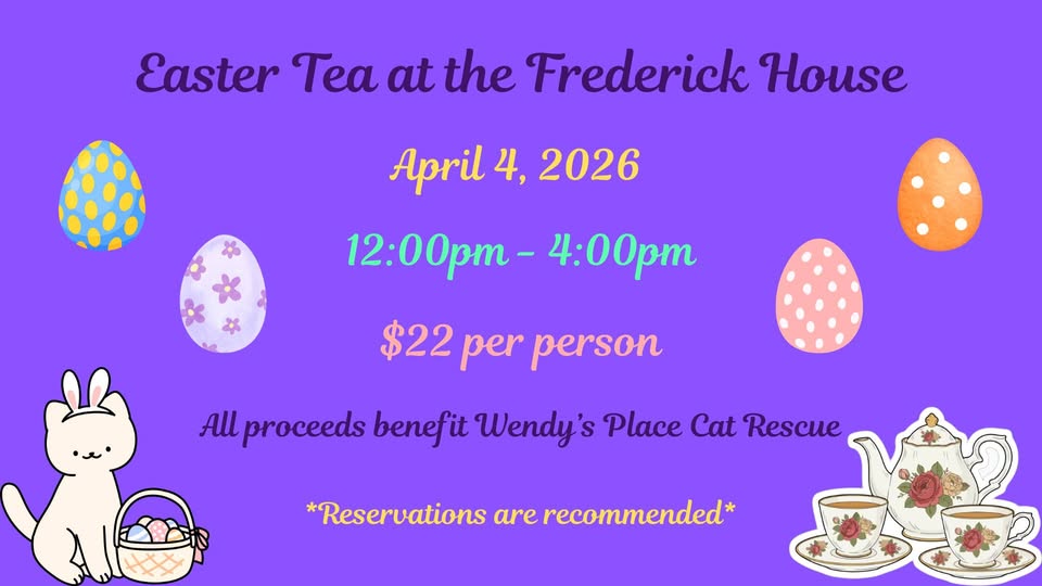 Event 51025 easter tea at the frederick house-visit-staunton-va