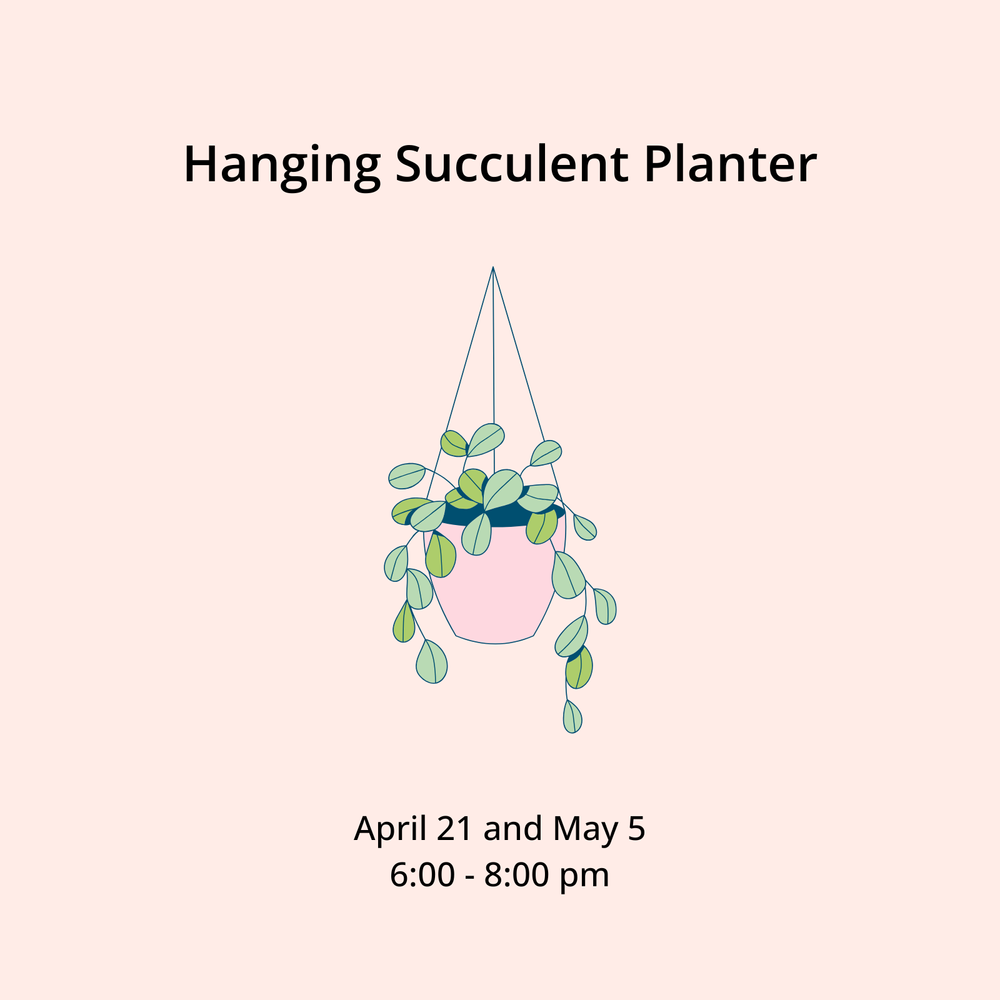 Event 53214 hanging succulent planter tuesday april 21 and may 5 600 800 pm ages 14-visit-staunton-va