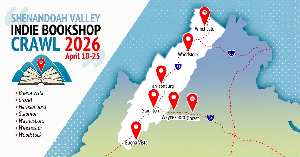 Event 53341 shenandoah valley indie bookshop crawl 2026-visit-staunton-va