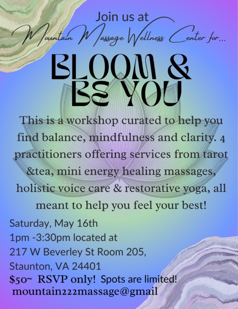 Event 53725 bloom be you workshop-visit-staunton-va