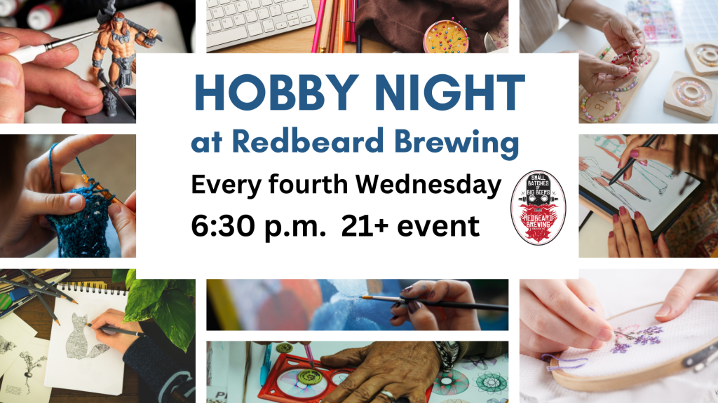 Event 53783 hobby night at redbeard-visit-staunton-va