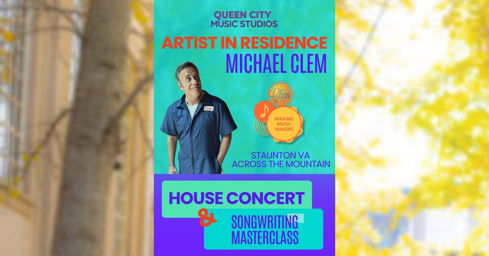 event 59895 artist in residence michael clem at queen city music studios-visit-staunton-va