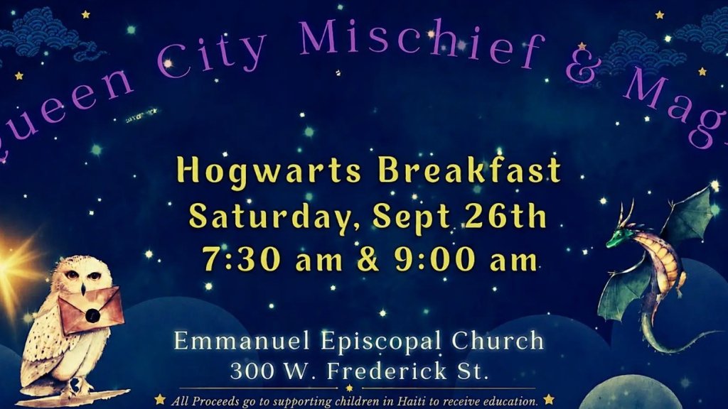 event 63018 hogwarts breakfast-visit-staunton-va