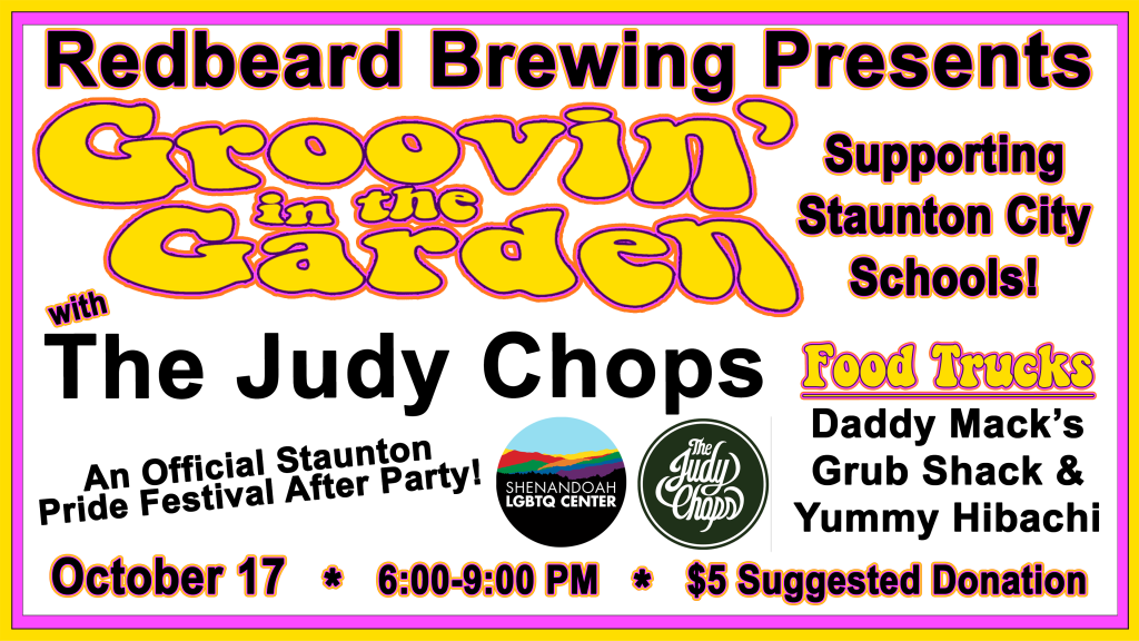 event 63270 groovin in the garden w the judy chops an official staunton pride festival after party-visit-staunton-va