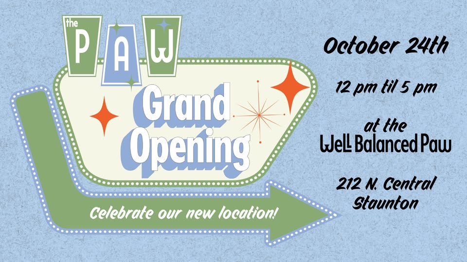 Grand Opening Celebration at the Well Balanced Paw