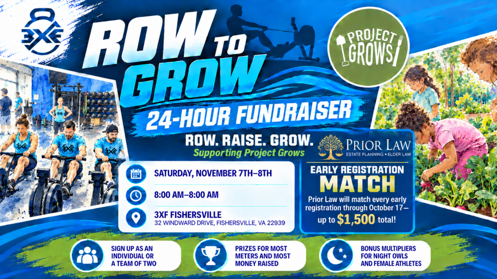 event 64363 row to grow with 3xf fishersville-visit-staunton-va