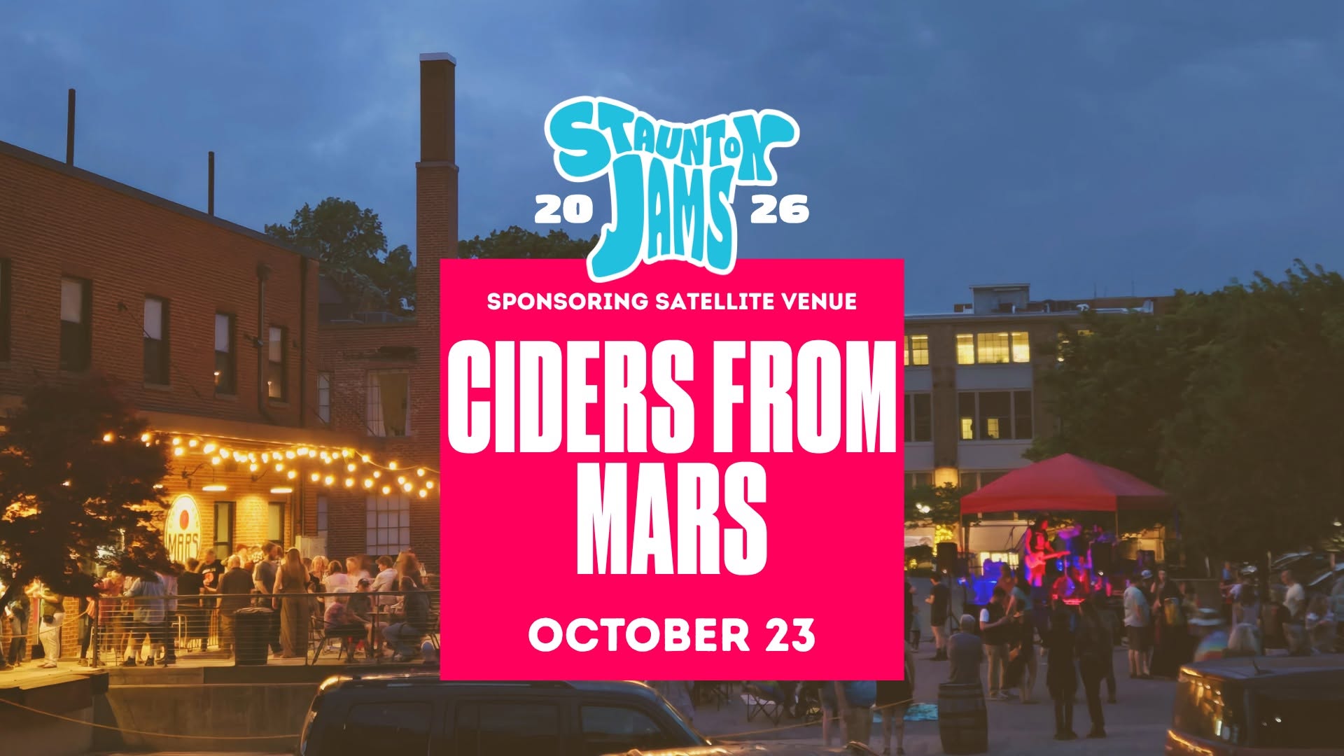 Staunton Jams at Ciders From Mars: 2026 Fall FundRager